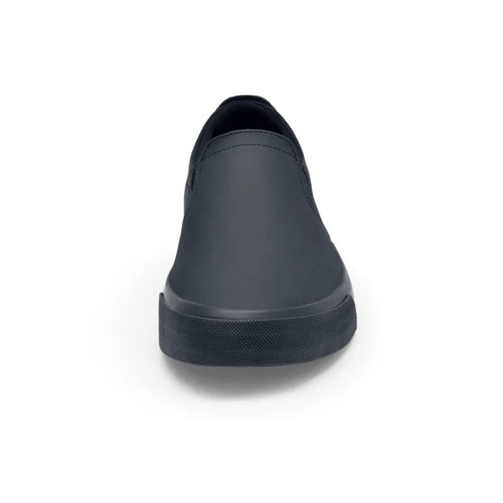 Shoes For Crews Ollie II Black Leather Slip On SR Work Shoes 34257 M-5 W-6.5 NEW - Picture 9 of 14